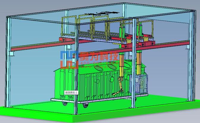 涂装机器人三维效果图